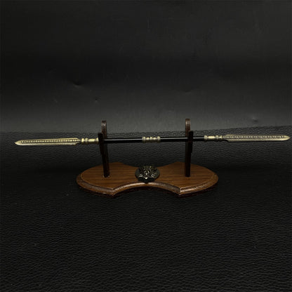Double Head Long Handle Spear Metal Miniature