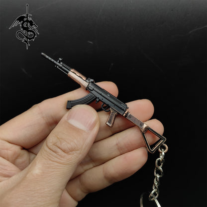 Tiny SVD And AKM81-1 Metal Gun Keychain