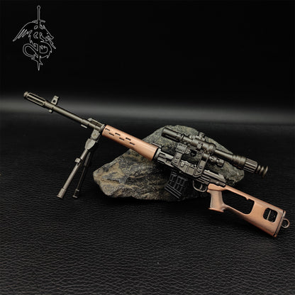 SVD Dragunov Sniper Rifle Metal Small Dragunov Gun Replica 