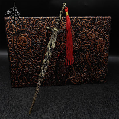 Metal Sacred Relic Sword Miniature Weapon