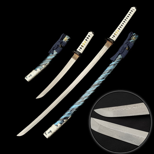 Jin Sakai Katana & Tanto Set-Damascus Steel Special Edition