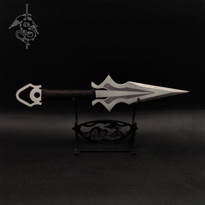 Hand-Forged Steel MK Scorpion Kunai Display Art