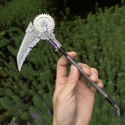 Spinning Gear War Scythe Shatterblade Metal Replica