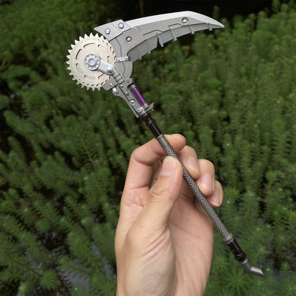 Spinning Gear War Scythe Shatterblade Metal Replica