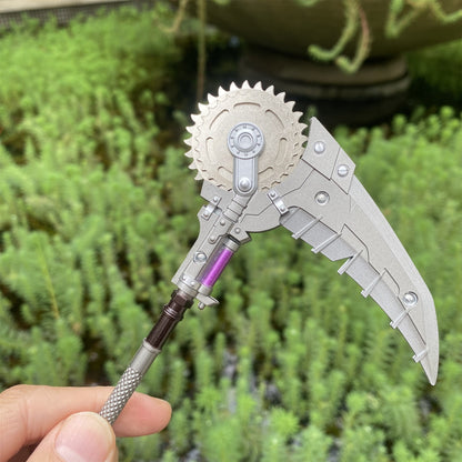 Spinning Gear War Scythe Shatterblade Metal Replica