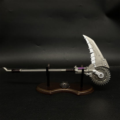 Spinning Gear War Scythe Shatterblade Metal Replica