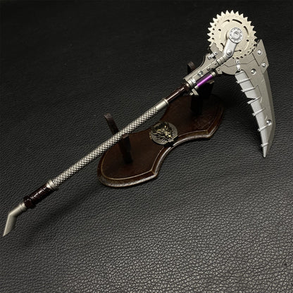 Spinning Gear War Scythe Shatterblade Metal Replica