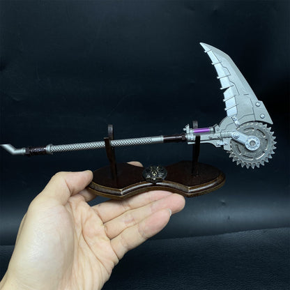 Spinning Gear War Scythe Shatterblade Metal Replica