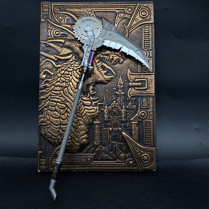 Spinning Gear War Scythe Shatterblade Metal Replica