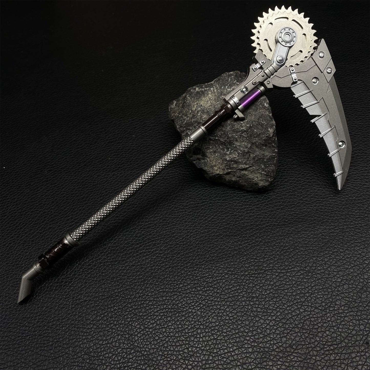 Spinning Gear War Scythe Shatterblade Metal Replica