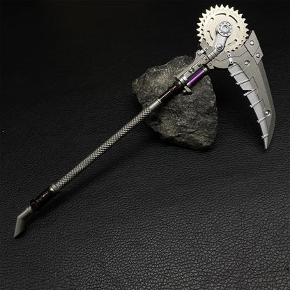 Spinning Gear War Scythe Shatterblade Metal Replica