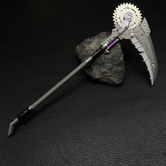 Spinning Gear War Scythe Shatterblade Metal Replica