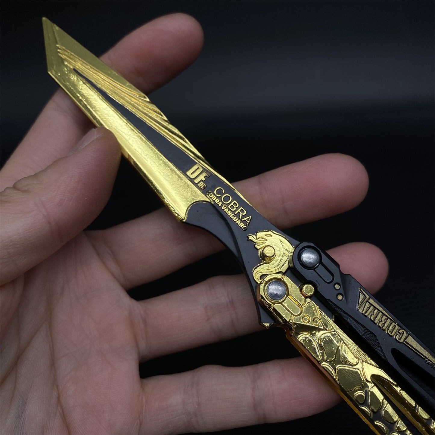 DF Game Shadow Edge Butterfly Knife Metal Replica