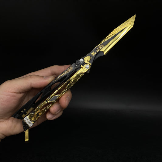 DF Game Shadow Edge Butterfly Knife Metal Replica