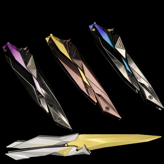 Val Singularity 2.0 Butterfly Knife Metal Replica 4 Colors Option