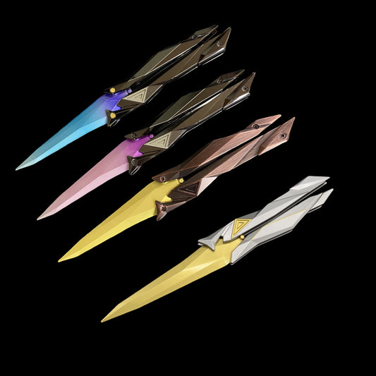Val Singularity 2.0 Butterfly Knife Metal Replica 4 Colors Option