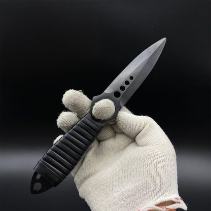 420 Steel Replica CS2 Black Shadow Dagger Model For Game Collection