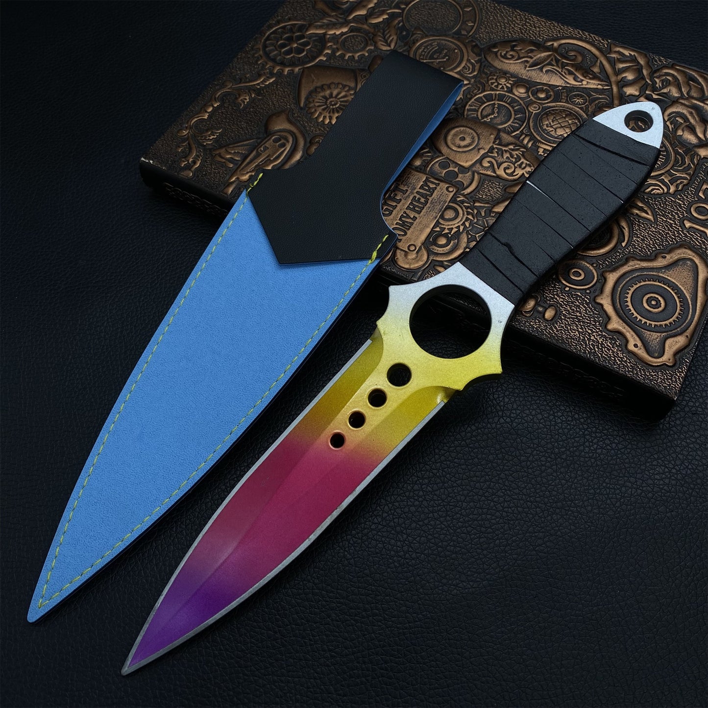 GO Game Skeleton Knife Props Metal Replica