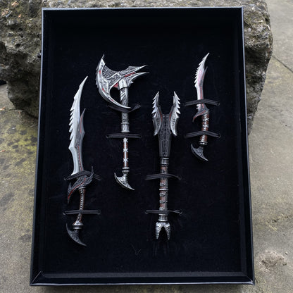 1/6 Scale Skyrim Daedric Weapon Metal Collection