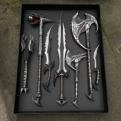 1/6 Scale Skyrim Daedric Weapon Metal Collection