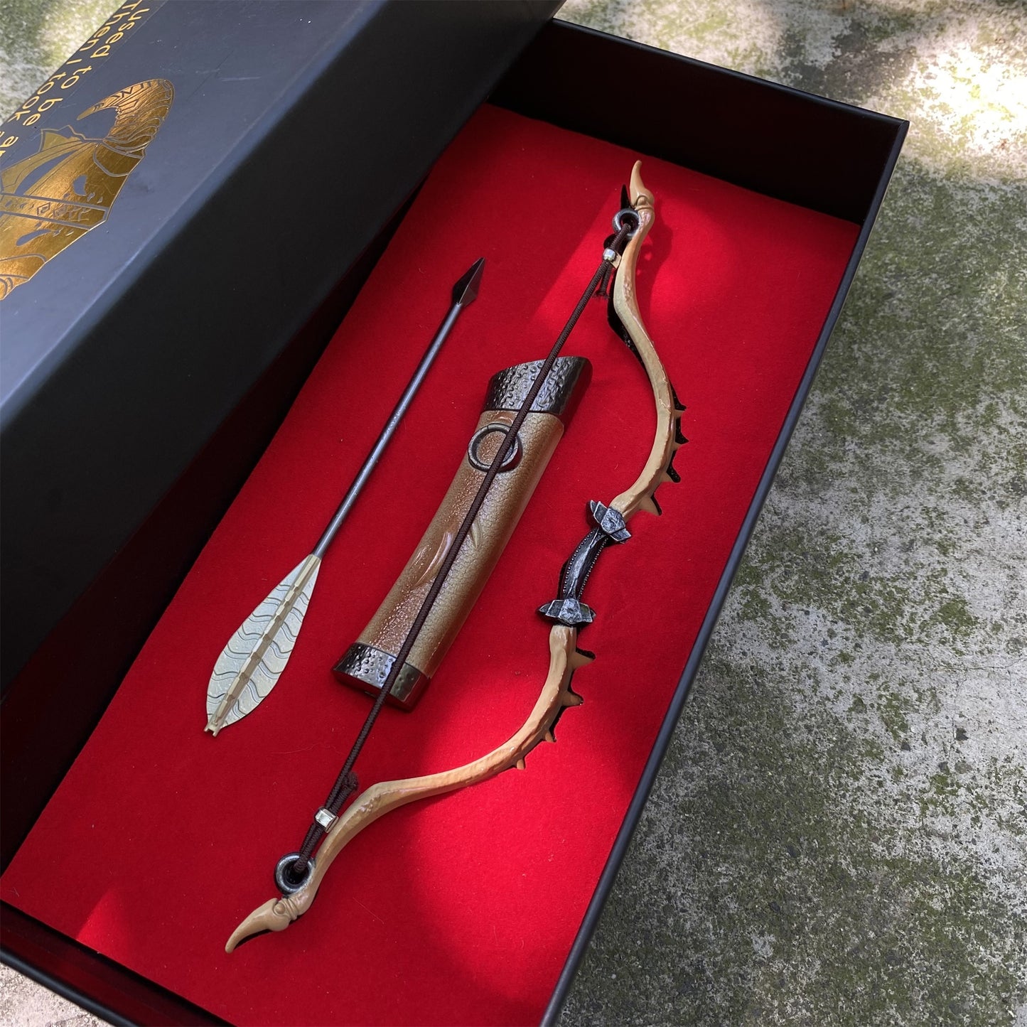 1/6 Scale Skyrim Dragon Bone Weapon Metal Miniatures