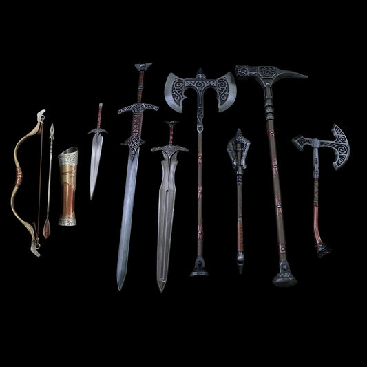1/6 Scale Skyrim Steel Weapon Skyfroged Weapon 8 Options