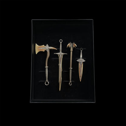 1/6 Scale Skyrim Dragon Bone Weapon Metal Miniatures