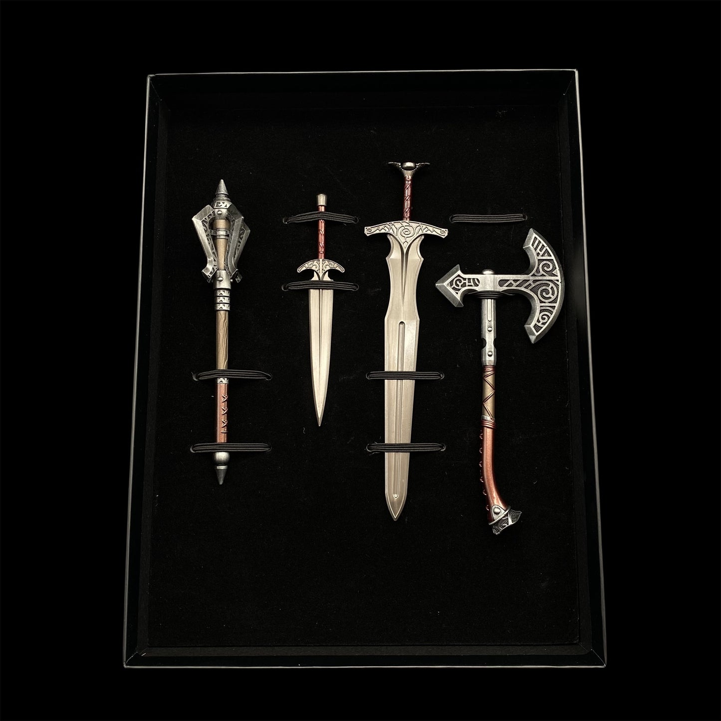 1/6 Scale Skyrim Steel Weapon Viking Style Skyfroged Weapon 8 in 1 Pack