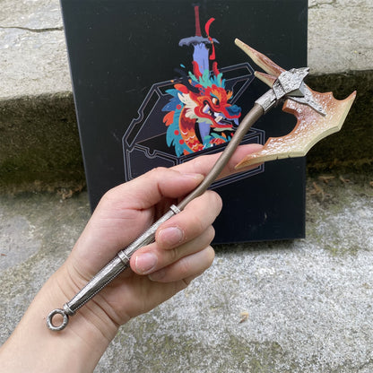 1/6 Scale Skyrim Dragon Bone Weapon Metal Miniatures
