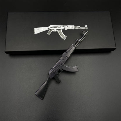 CS2 Game Peripheral - Tiny Gun AK47 Slate Metal Replica Game Prop Collectible