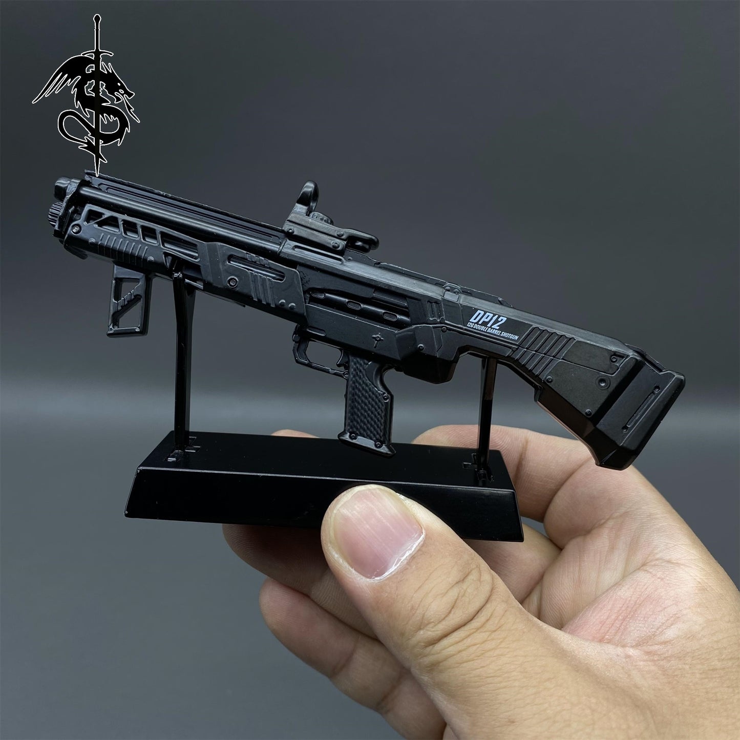 1:6 Arena Breakout Metal Tiny DP12 Double Barrel Shotgun Miniature