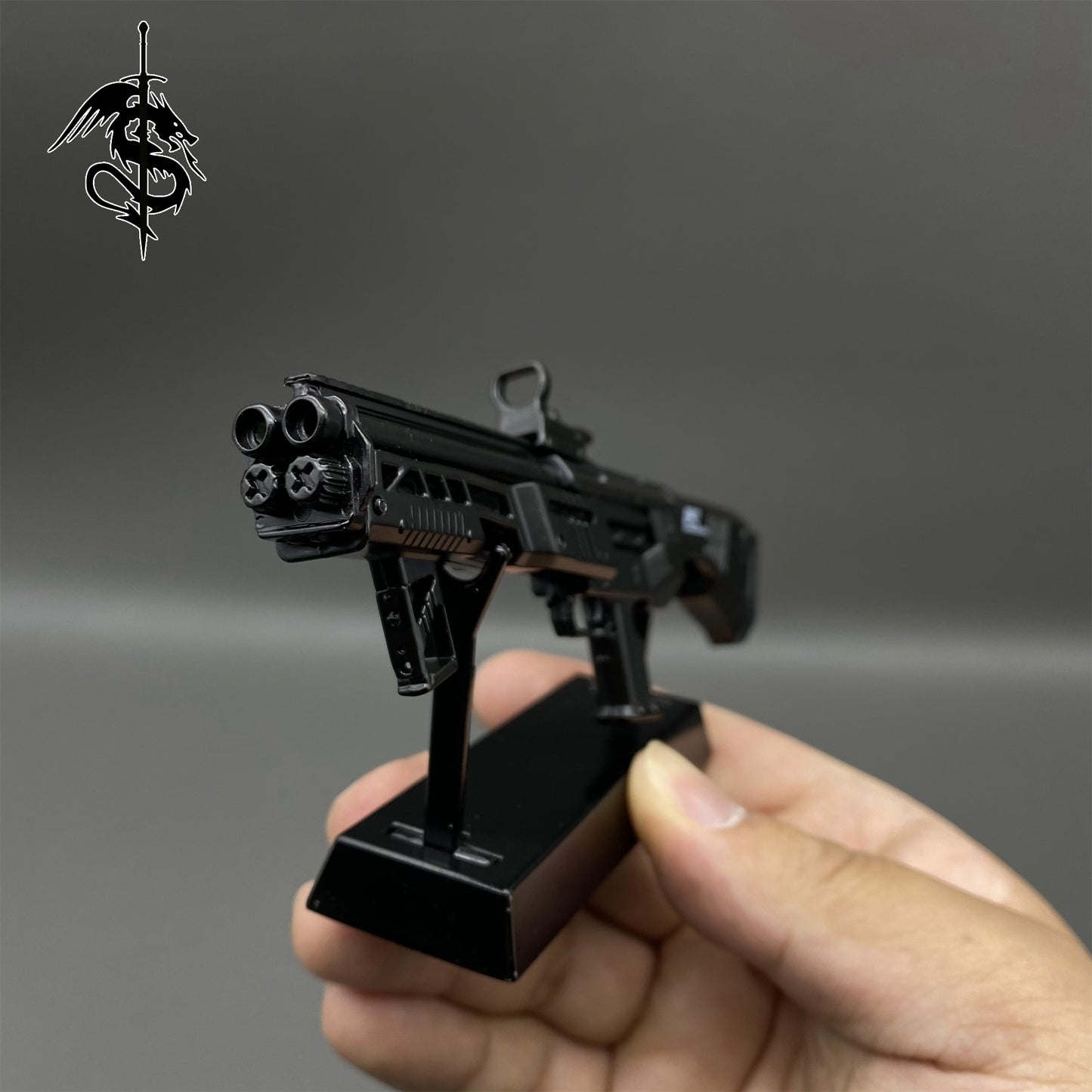 1:6 Arena Breakout Metal Tiny DP12 Double Barrel Shotgun Miniature