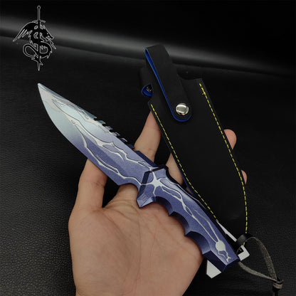 Metal Smite Knife Blunt Blade Game Knife