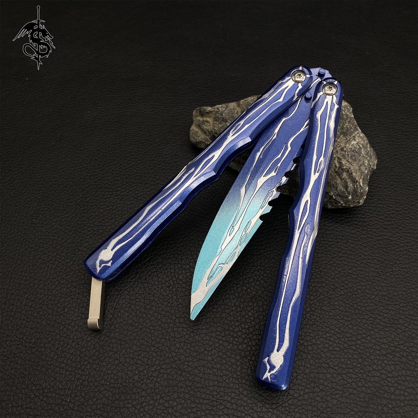 Metal Smite Knife Blunt Blade Balisong Trainer