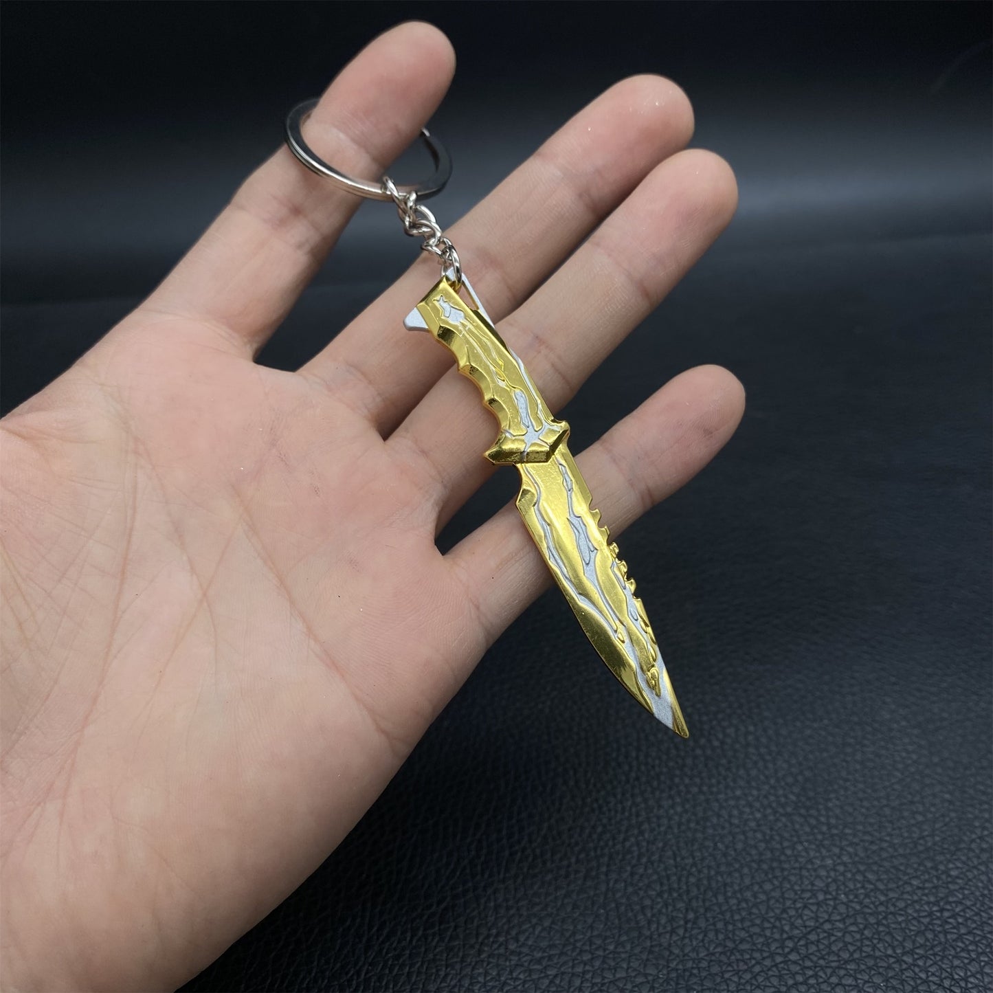 Metal Mini Smite Knife Keychain