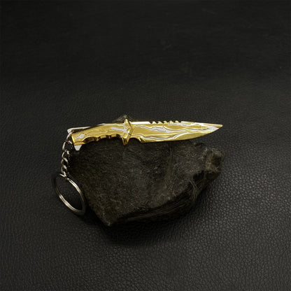 Metal Mini Smite Knife Keychain