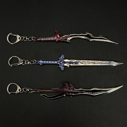 Knight Killer Katana Metal Keychain 3 In 1 Pack