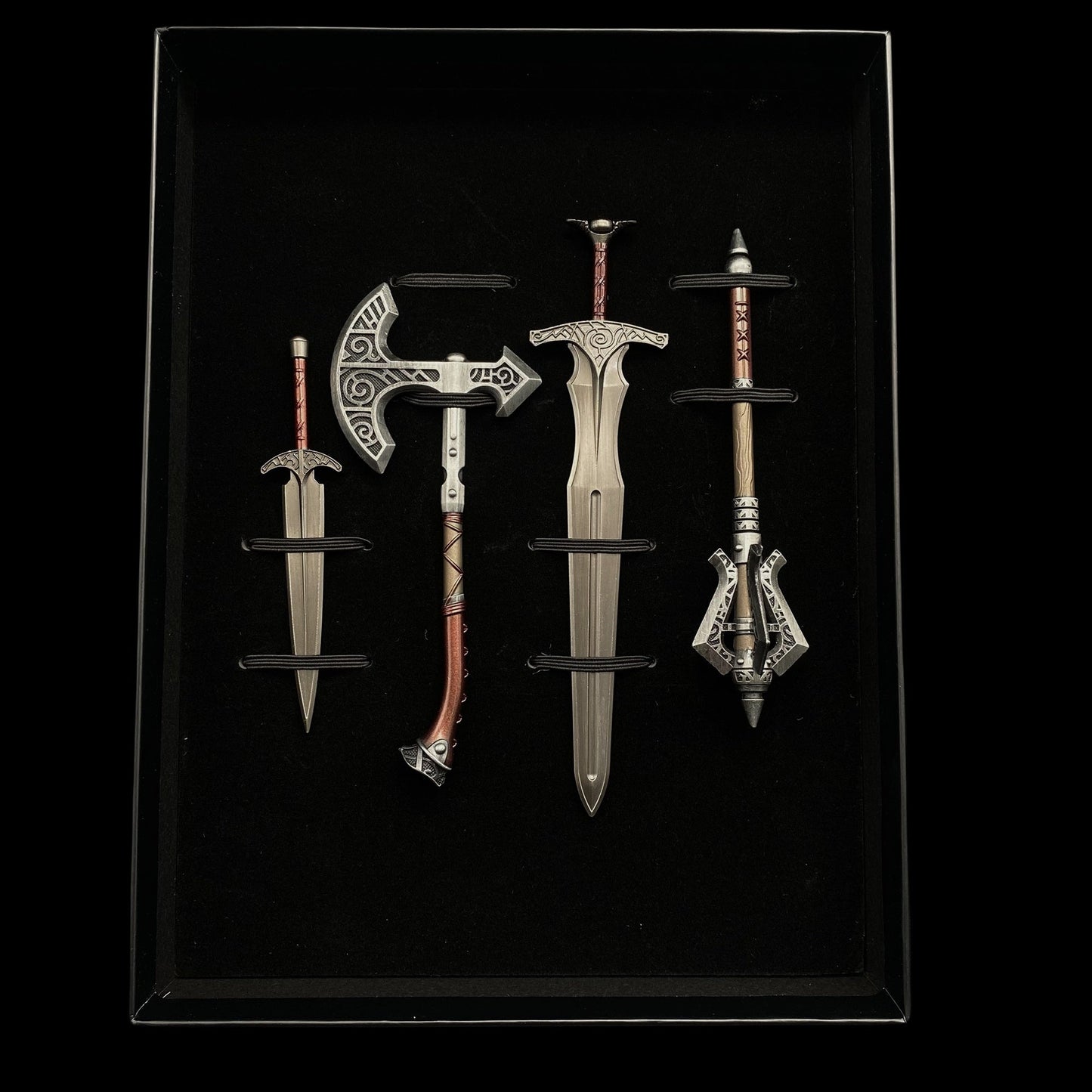 Daedric Steel Dragonbone Weapon Metal Replica Collection