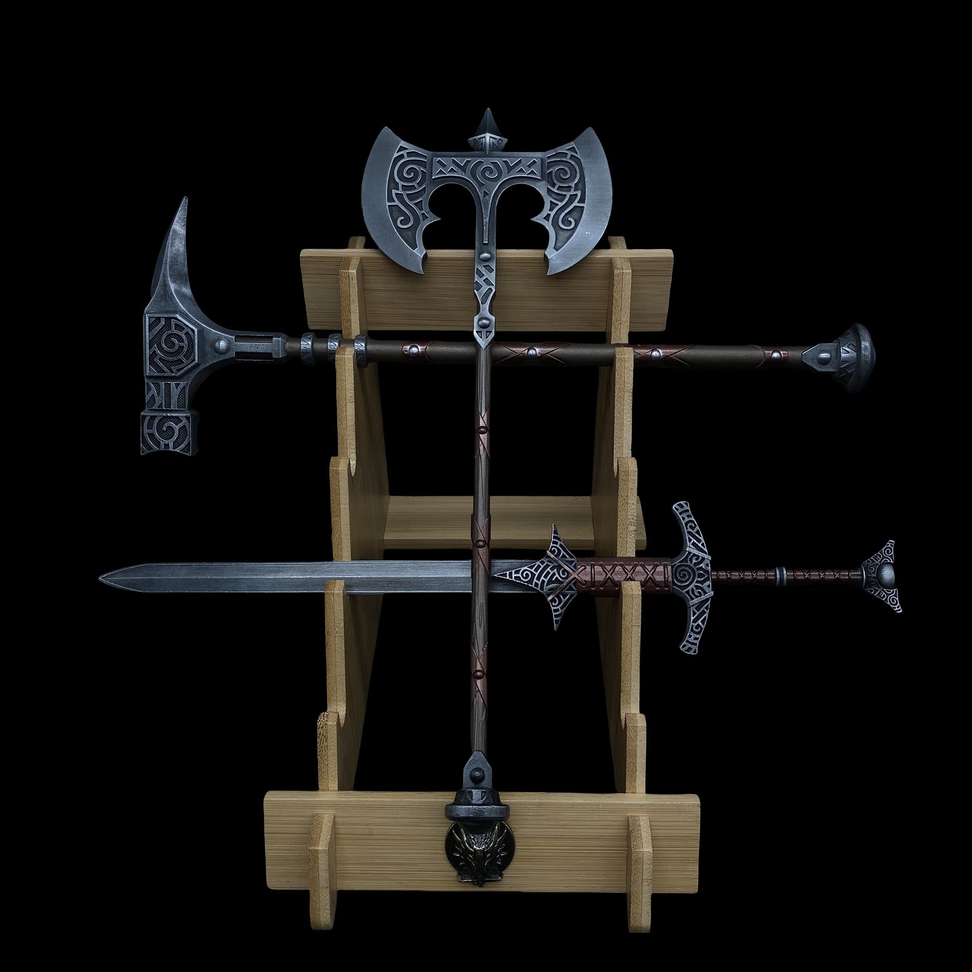 Steel Weapons 1: 6 Scale Skyrim Two Hand Steel Weapon Metal Miniature-Handicraft ...