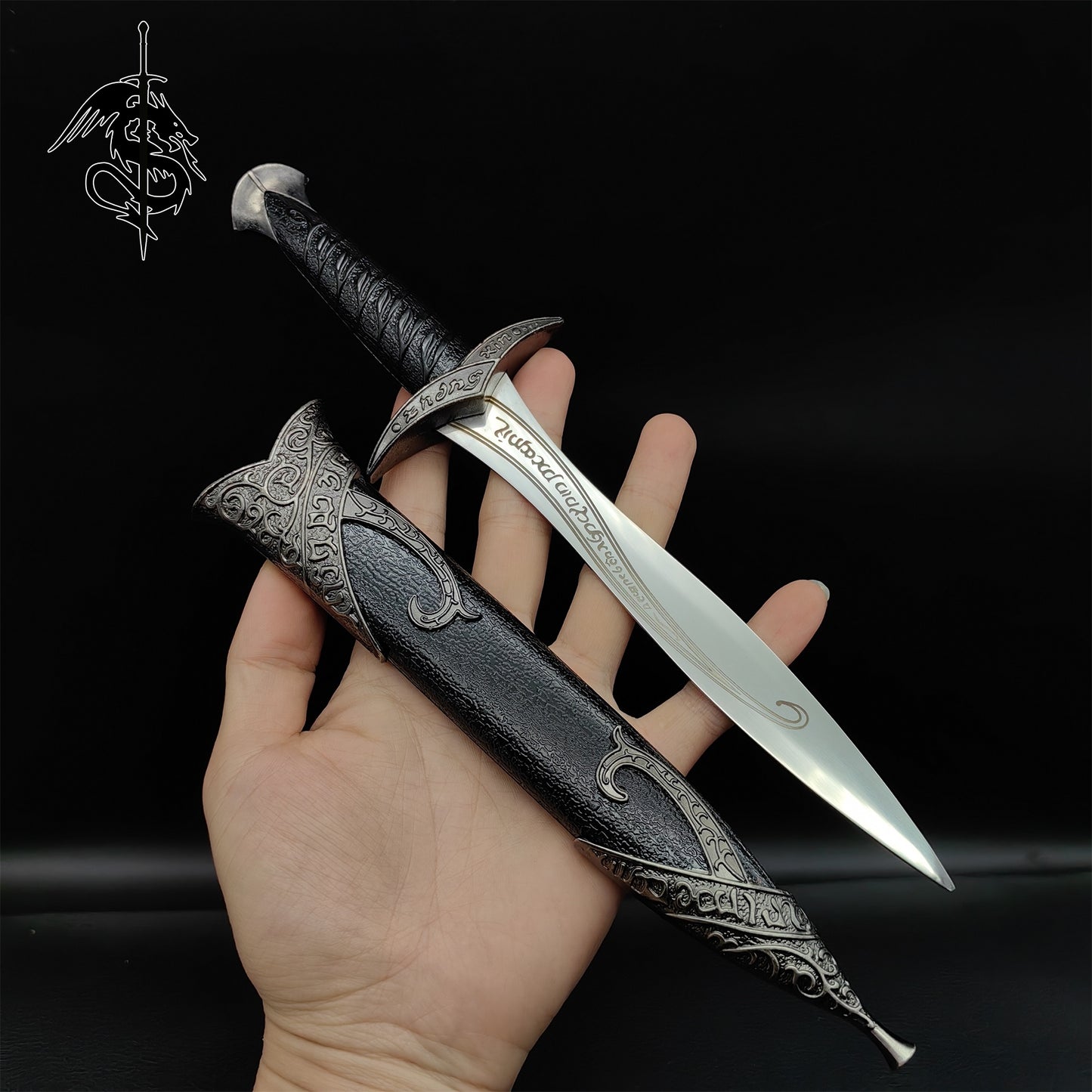 Steel Bilbo Baggins Sword Thranduil Sword Blunt Blade Display Weapon