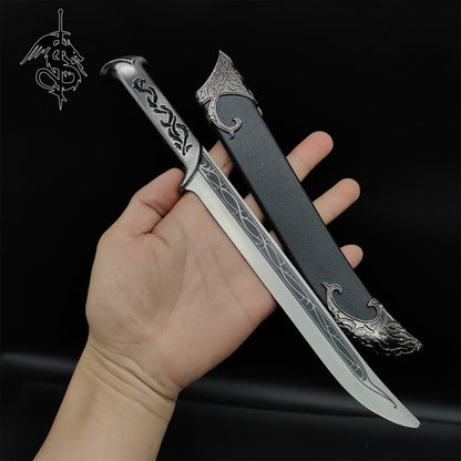 Steel Bilbo Baggins Sword Thranduil Sword Blunt Blade Display Weapon