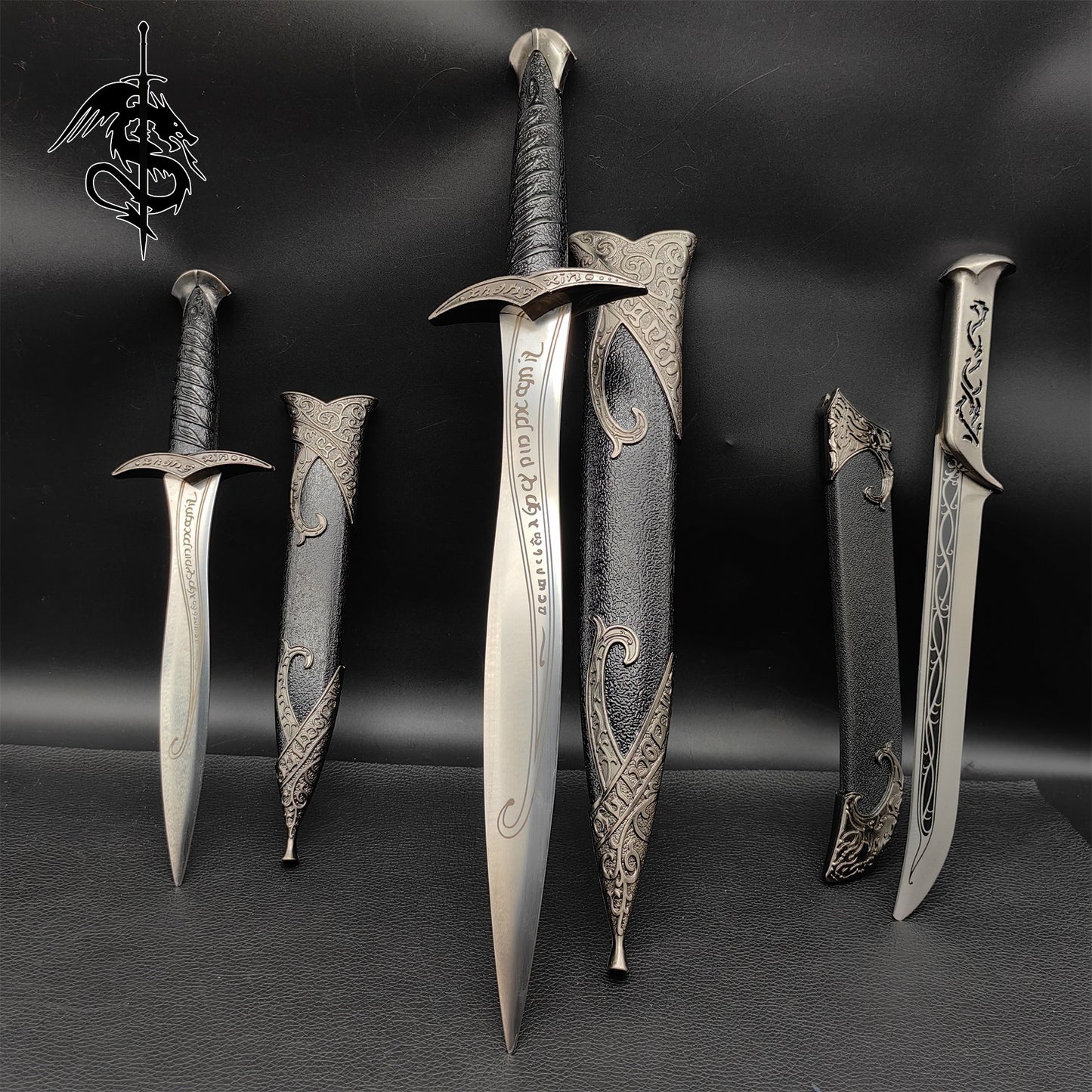 Steel Bilbo Baggins Sword Thranduil Sword Blunt Blade Display Weapon