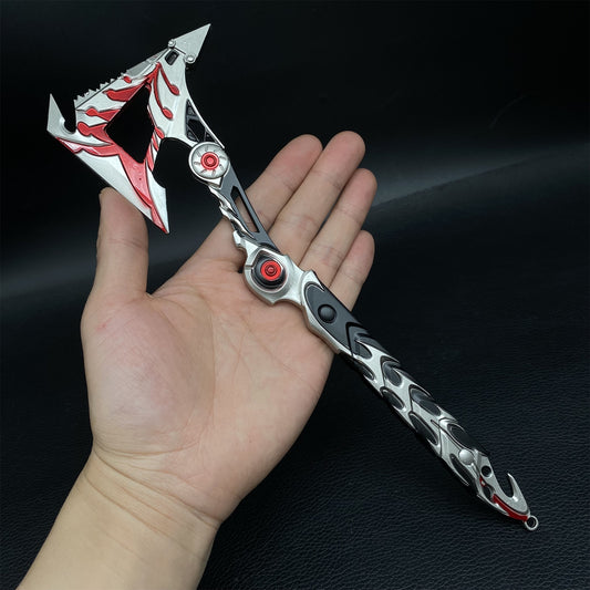 Metal Streamer Fighting Fly Axe Replica Display Collection