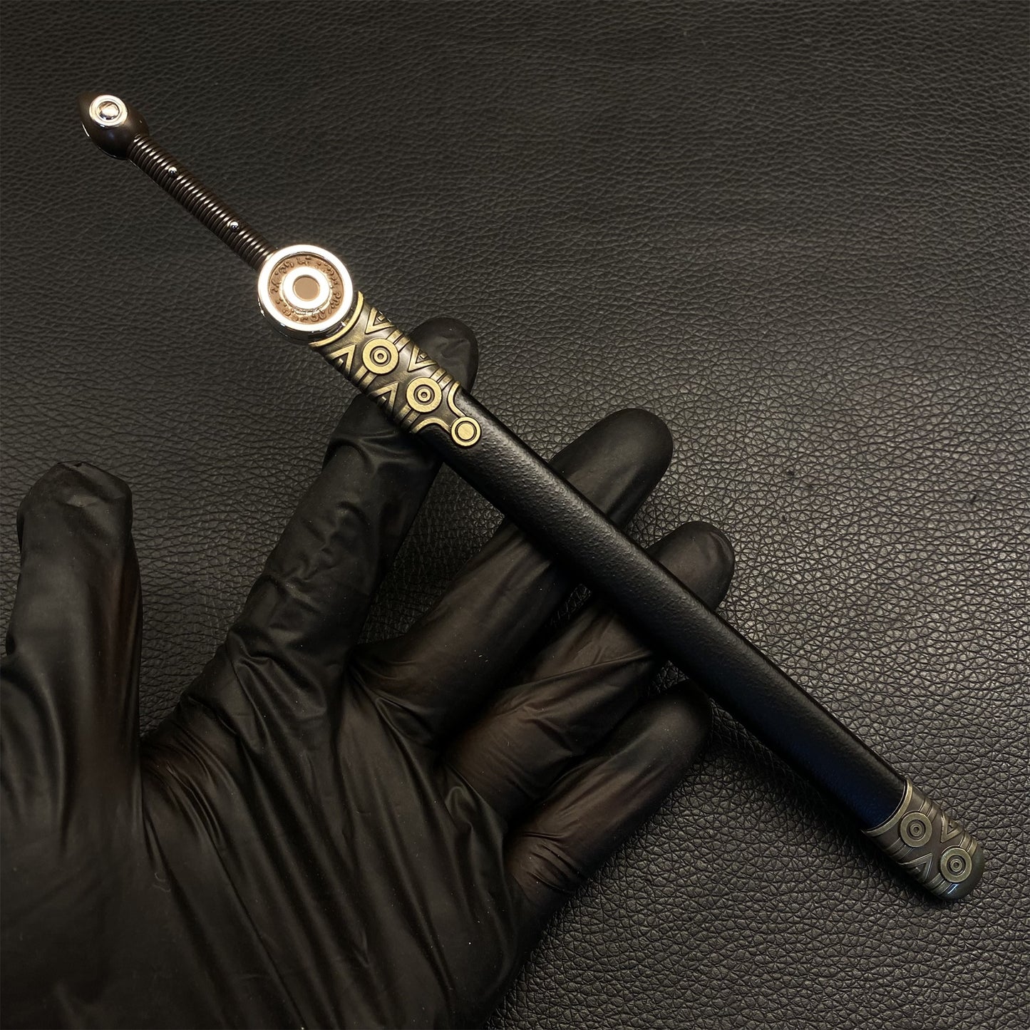 Sun And Moon Double Sword Metal Miniature