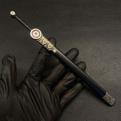 Sun And Moon Double Sword Metal Miniature