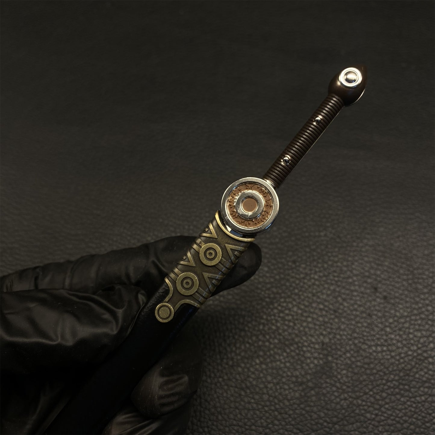 Sun And Moon Double Sword Metal Miniature