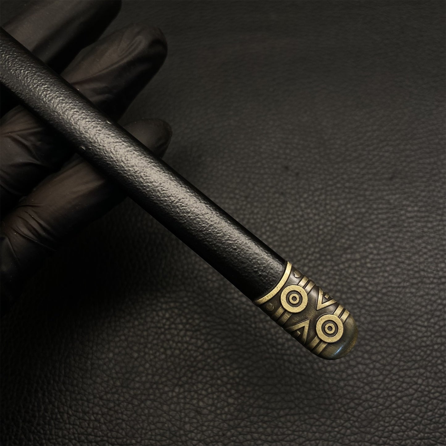 Sun And Moon Double Sword Metal Miniature