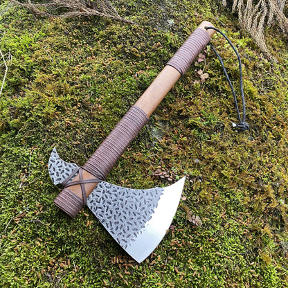Hand-Forged Flying Axe Cool Camping Outdoor Survival Throwing Axe