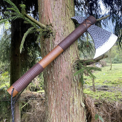 Hand-Forged Flying Axe Cool Camping Outdoor Survival Throwing Axe