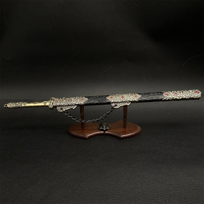 Ancient Chinese Style Swords Tiny Sword Metal Replica Collection